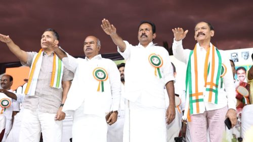 வாக்கு திருடனே பதவி விலகு என்ற முழக்கத்தை முன்வைத்து மாபெரும் வாக்கு அதிகார மாநாடு