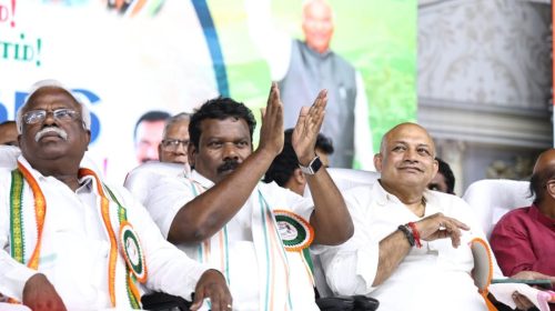 வாக்கு திருடனே பதவி விலகு என்ற முழக்கத்தை முன்வைத்து மாபெரும் வாக்கு அதிகார மாநாடு