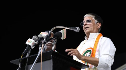 வாக்கு திருடனே பதவி விலகு என்ற முழக்கத்தை முன்வைத்து மாபெரும் வாக்கு அதிகார மாநாடு