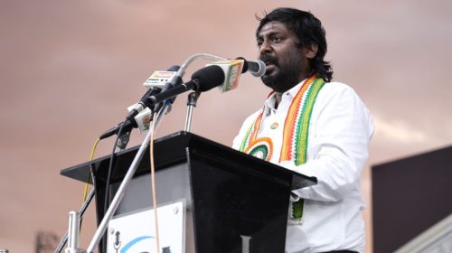 வாக்கு திருடனே பதவி விலகு என்ற முழக்கத்தை முன்வைத்து மாபெரும் வாக்கு அதிகார மாநாடு