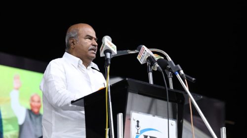 வாக்கு திருடனே பதவி விலகு என்ற முழக்கத்தை முன்வைத்து மாபெரும் வாக்கு அதிகார மாநாடு