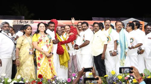 வாக்கு திருடனே பதவி விலகு என்ற முழக்கத்தை முன்வைத்து மாபெரும் வாக்கு அதிகார மாநாடு