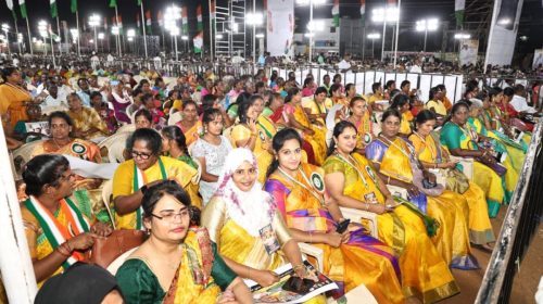 வாக்கு திருடனே பதவி விலகு என்ற முழக்கத்தை முன்வைத்து மாபெரும் வாக்கு அதிகார மாநாடு