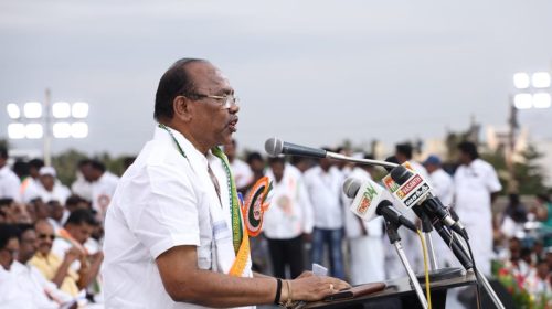 வாக்கு திருடனே பதவி விலகு என்ற முழக்கத்தை முன்வைத்து மாபெரும் வாக்கு அதிகார மாநாடு