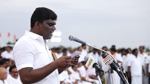 வாக்கு திருடனே பதவி விலகு என்ற முழக்கத்தை முன்வைத்து மாபெரும் வாக்கு அதிகார மாநாடு